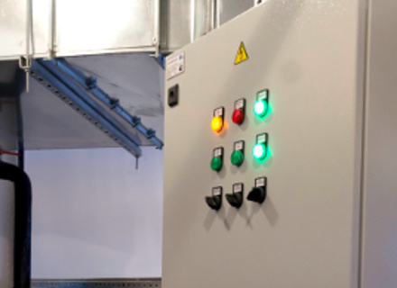 Шкафы автоматизации приточно-вытяжной вентиляции